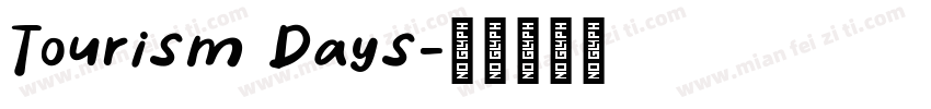 Tourism Days字体转换